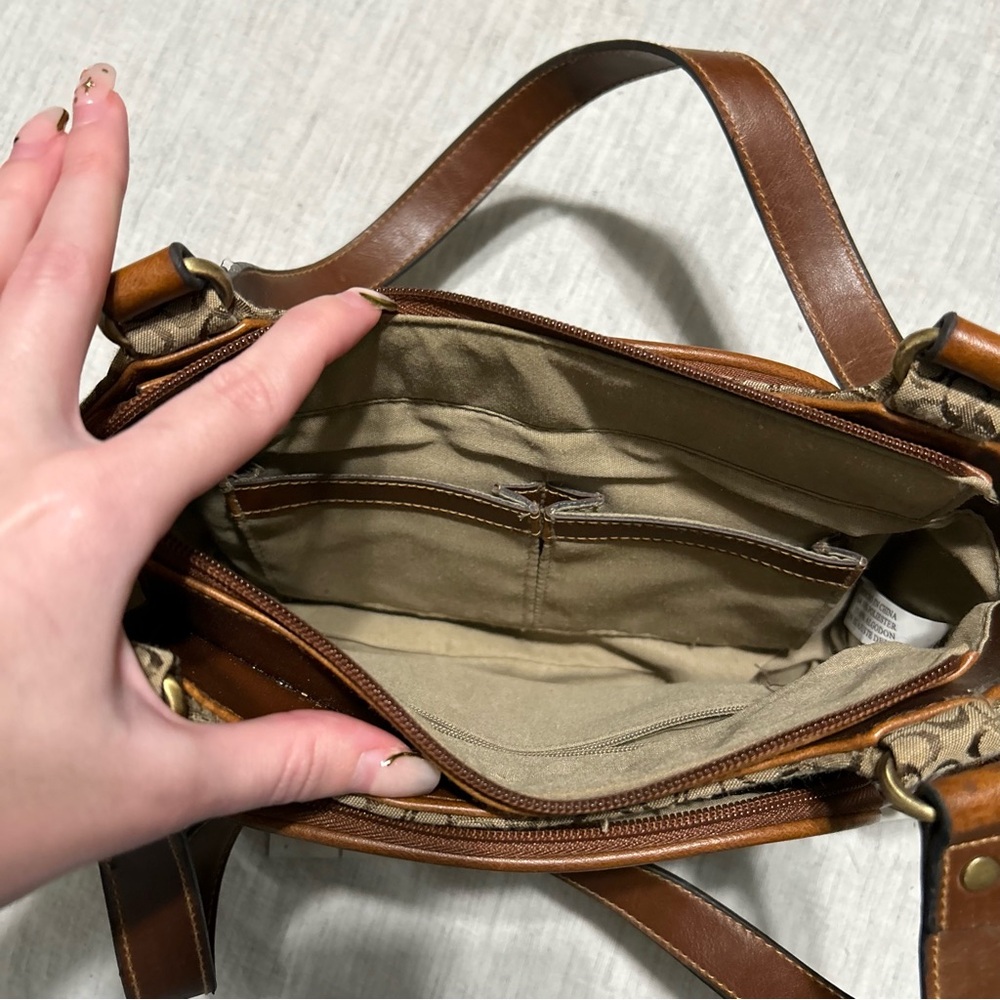 Rosetti Brown Patterned Shoulder Bag - image 5